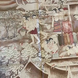 Jim Thompson silk scarf